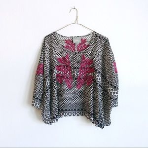 Anthropologie flowy shirt - Maeve